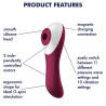Satisfyer Stimulateur de clitoris DUAL CRUSH Satisfyer 16cm